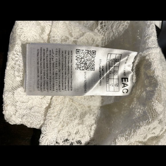 NEW GUESS lace up cami top adjustable straps XS - Picture 4 of 6